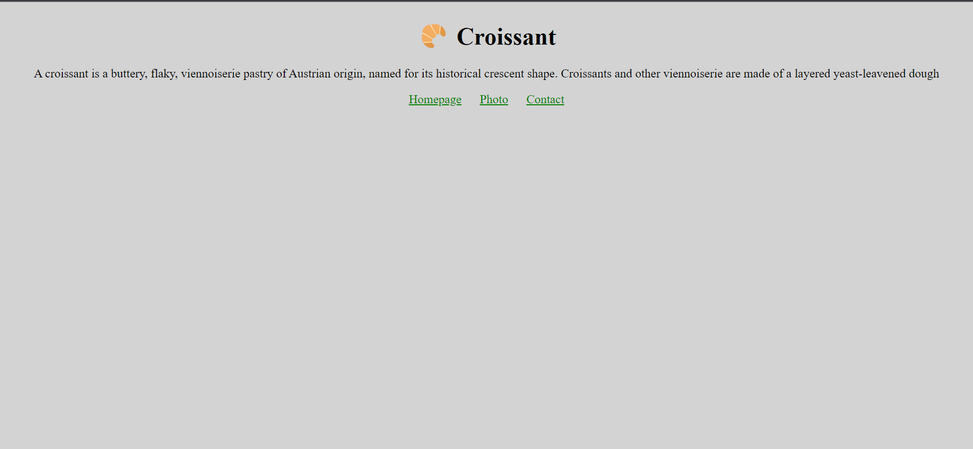 Croissant website